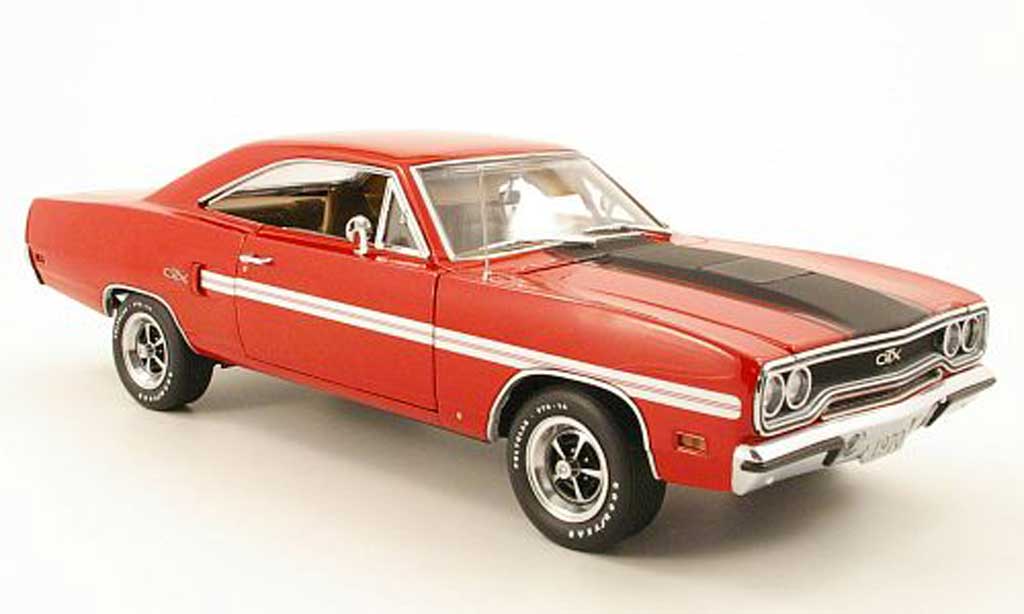 Plymouth GTX 1/18 GMP hemi rosso/mattnoir 1970 modellino in miniatura