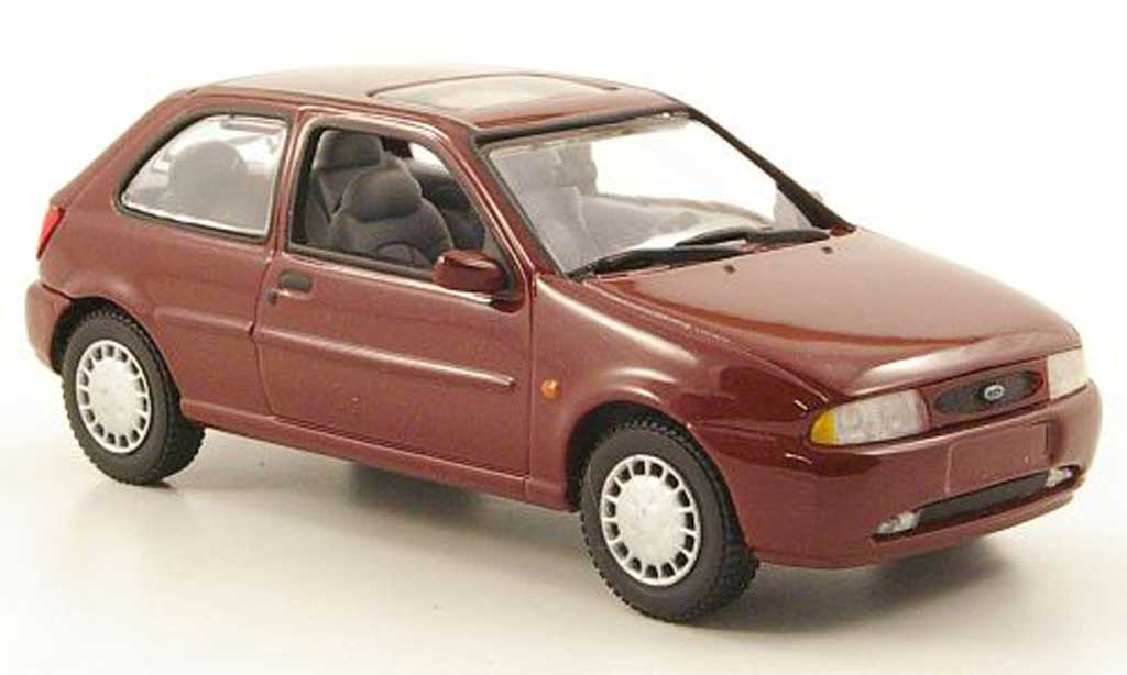 Ford Fiesta 1996 1/43 Minichamps 1996 MKIV rosso 3-portes modellino in miniatura