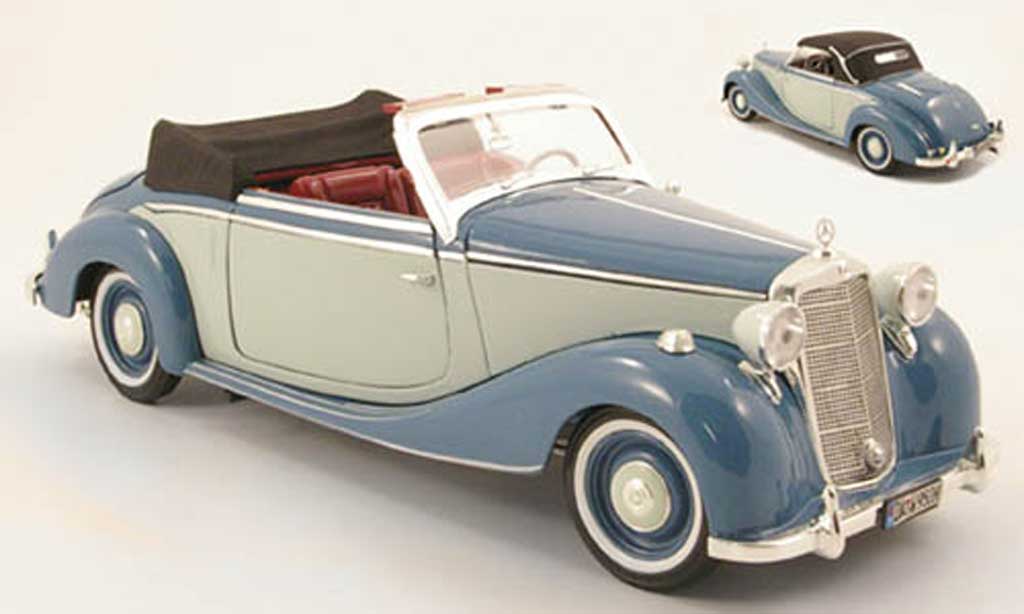 Mercedes 170 1/18 Spark s cabriolet (w191) blu/grigio 1950 modellino in miniatura