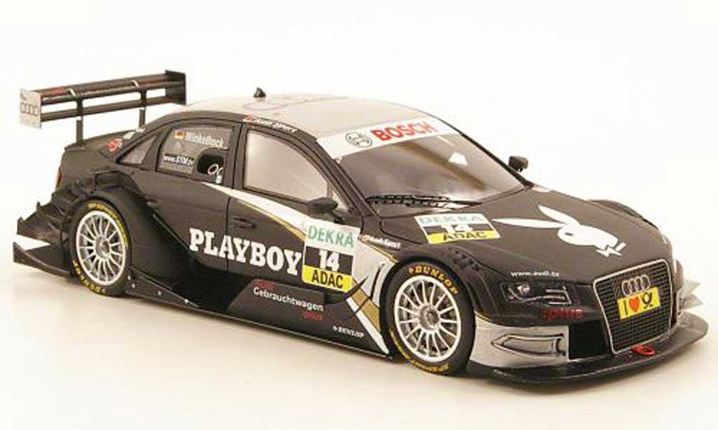 Audi A4 DTM 1/43 Spark DTM No.14 Playboy Saison 2010 modellino in miniatura