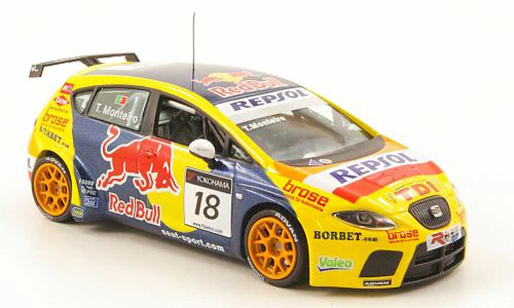 Seat Leon WTCC 1/43 J Collection WTCC TDI No.18 Repsol Brands Hatch 2008 modellino in miniatura