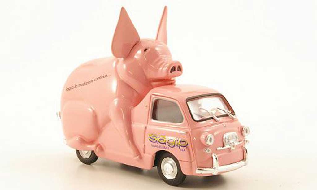 Fiat 600 1/43 Brumm D Multipla Sagip Mangimi 1970 modellino in miniatura