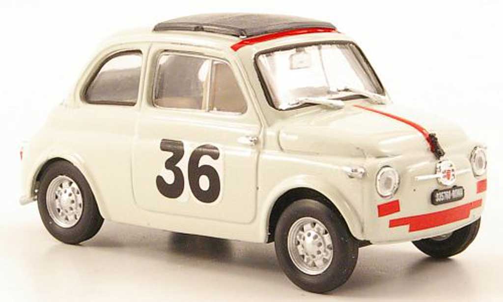 Fiat 500 1/43 Brumm Nuova No.36 I.Giunti Vallelunga 1965 modellino in miniatura