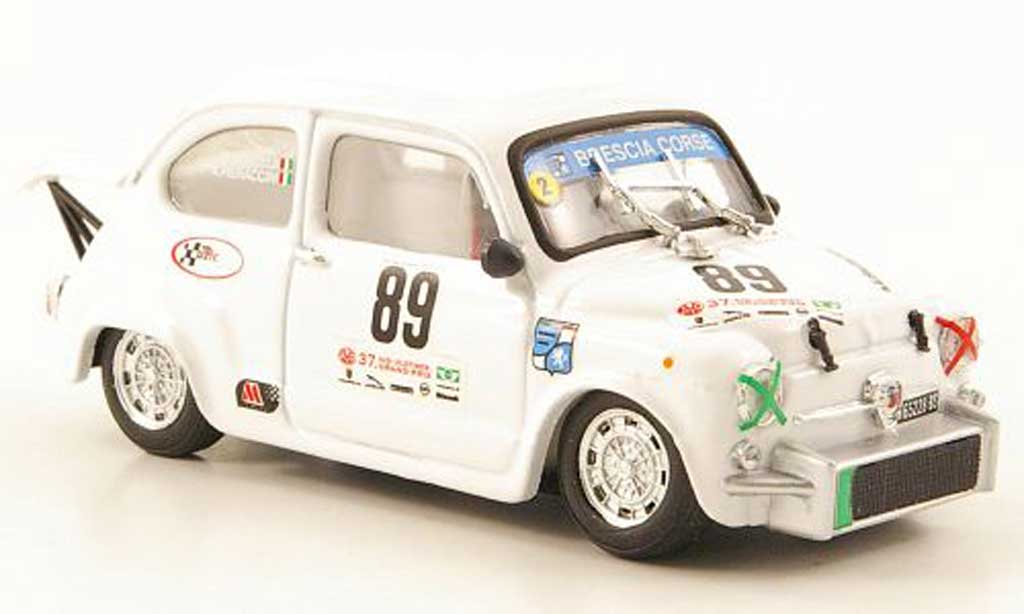 Fiat 850 1/43 Brumm Abarth TC No.89 24h Classic Nurburgring 2009 modellino in miniatura