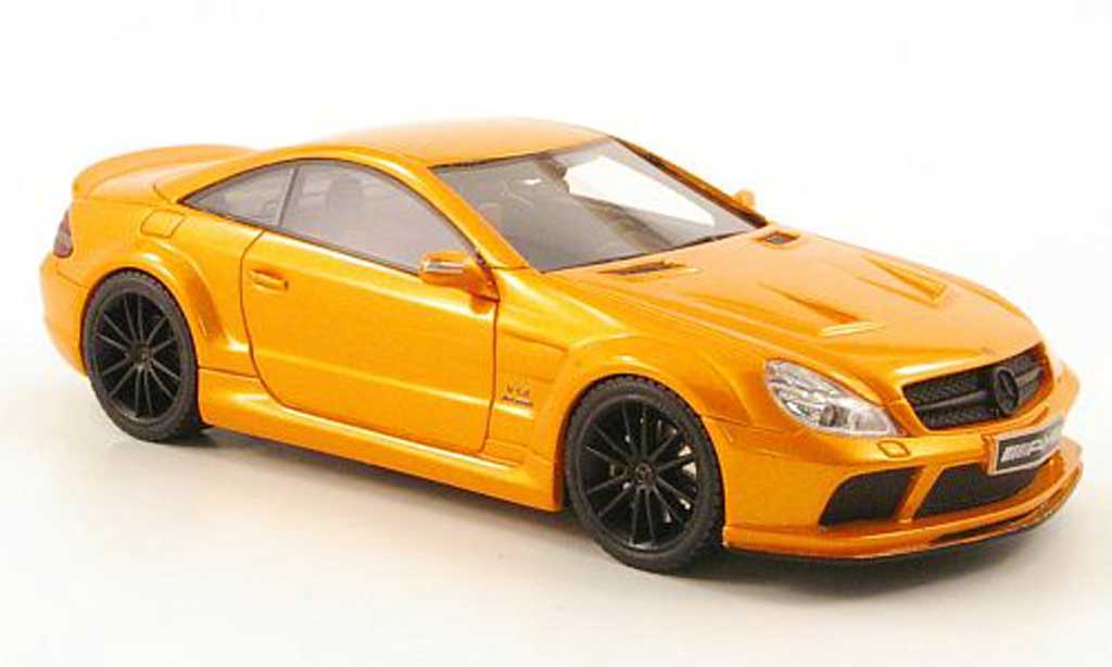 Mercedes Classe SL 65 1/43 Absolute Hot 65 AMG Black Series orange modellino in miniatura