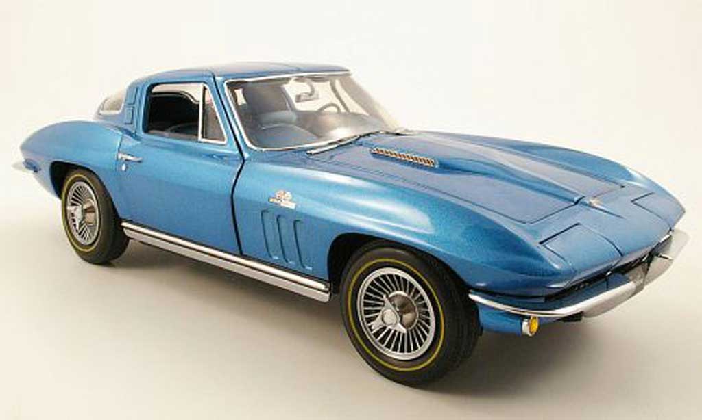 Chevrolet Corvette C2 1/18 GMP C2 coupe blu 1965 modellino in miniatura