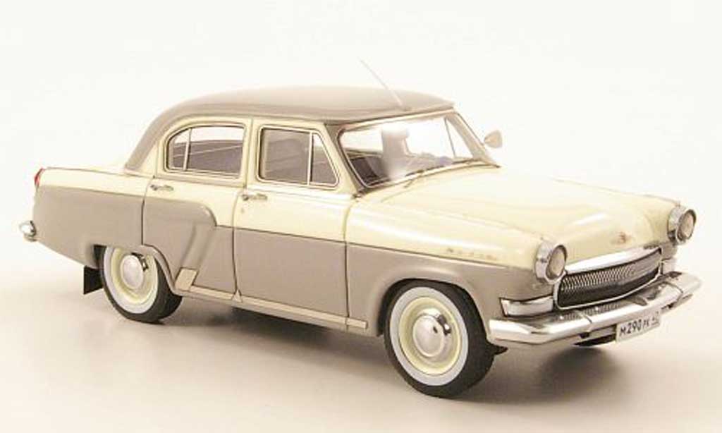 Gaz M21 1/43 Neo grigio/cremebianco 1970 modellino in miniatura