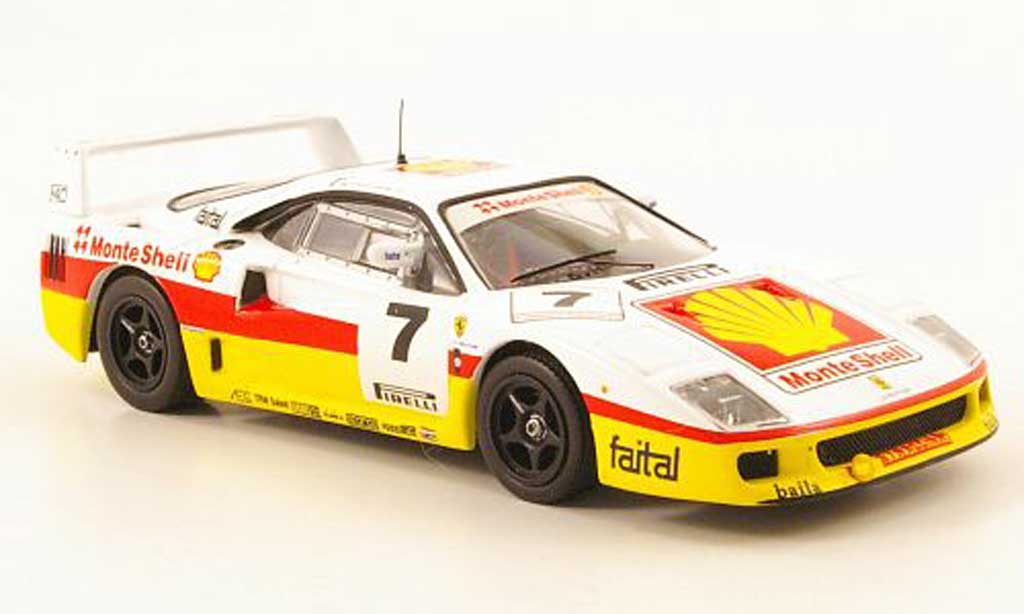 Ferrari F40 Competizione 1/43 IXO Competizione No.7 Monte S Supercar GT modellino in miniatura