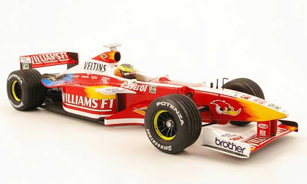 Ford F1 1/18 Minichamps williams fw21 no.6 showcar 1999 r.schumacher modellino in miniatura