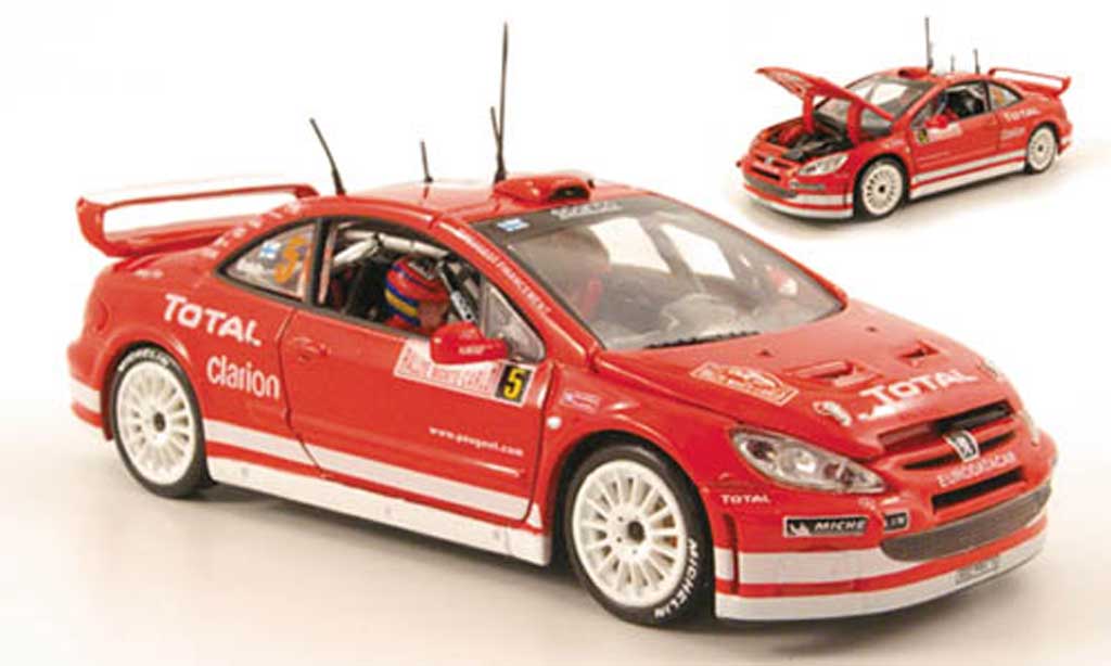 Peugeot 307 WRC 1/43 Vitesse WRC No.5 Total Rally Monte Carlo 2004 modellino in miniatura