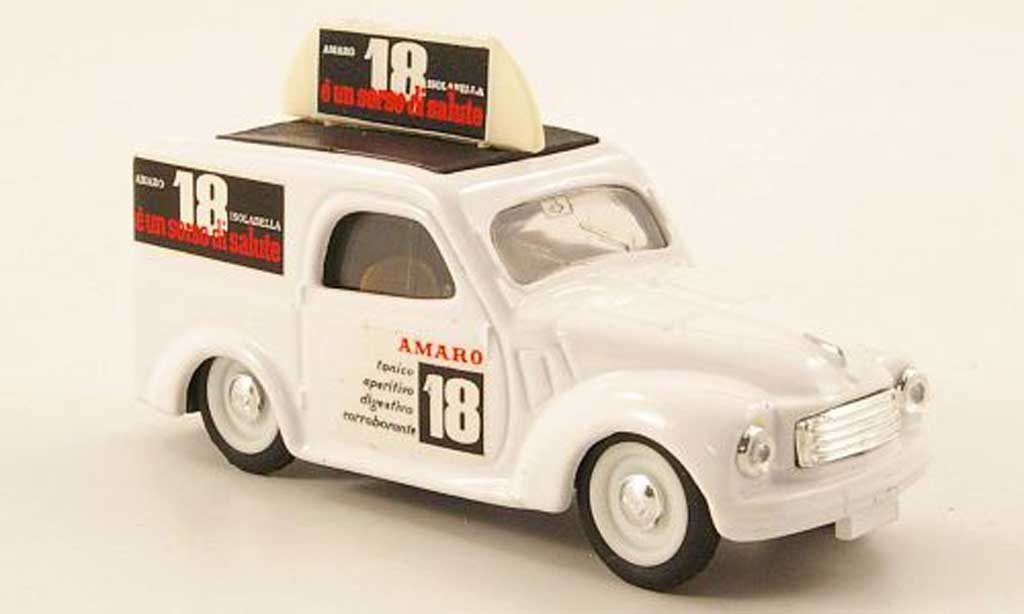 Fiat 500 1/43 Brumm Furgoncino Amaro 18 Isolabella 1949 modellino in miniatura