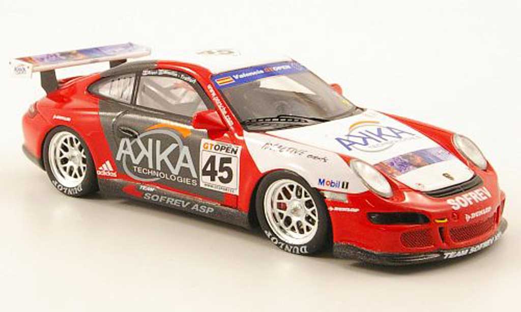 Porsche 997 GT3 CUP 1/43 Spark GT3 Cup 2007 No.45 AKKA Team Sofrev GTB Valencia modellino in miniatura