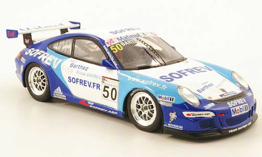 Porsche 997 GT3 CUP 1/43 Spark GT3 Cup 2008 No.50 Team Sofrev Carrera Cup VIP modellino in miniatura