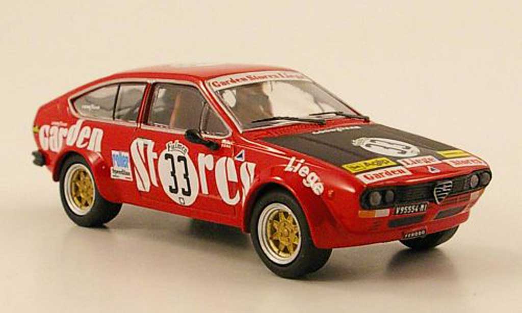 Alfa Romeo GT 2.0 1/43 M4 V 2.0 Alfetta No.33 1000km Spa 1976 modellino in miniatura