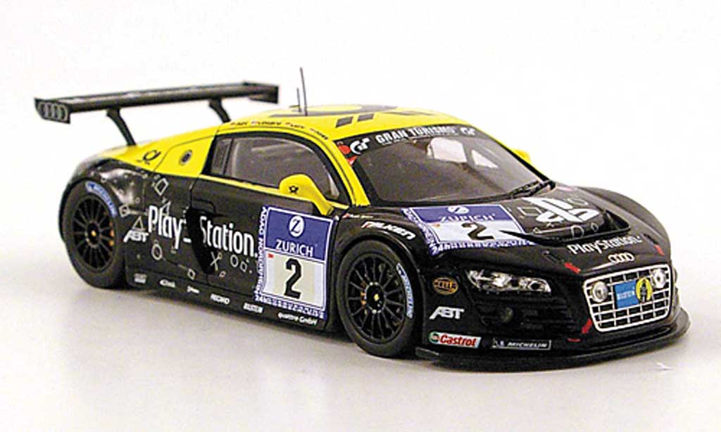 Audi R8 LMS 1/43 Spark LMS No.2 PlayStation 24h Nurburgring 2010 modellino in miniatura
