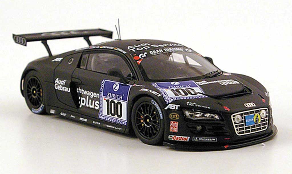 Audi R8 LMS 1/43 Spark LMS No.100 Top Service 24h Nurburgring 2010 modellino in miniatura