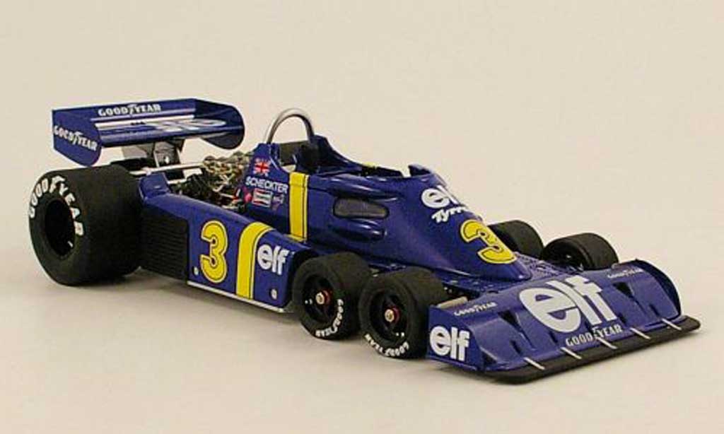 Tyrrell P34 1/18 TrueScale Miniatures no.3. elf sieger gp schweden 1976 j.scheckter modellino in miniatura
