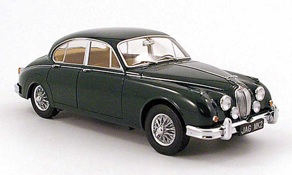 Jaguar MK 2 1/18 Model Icons 2 3.8 grun lhd 1962 modellino in miniatura