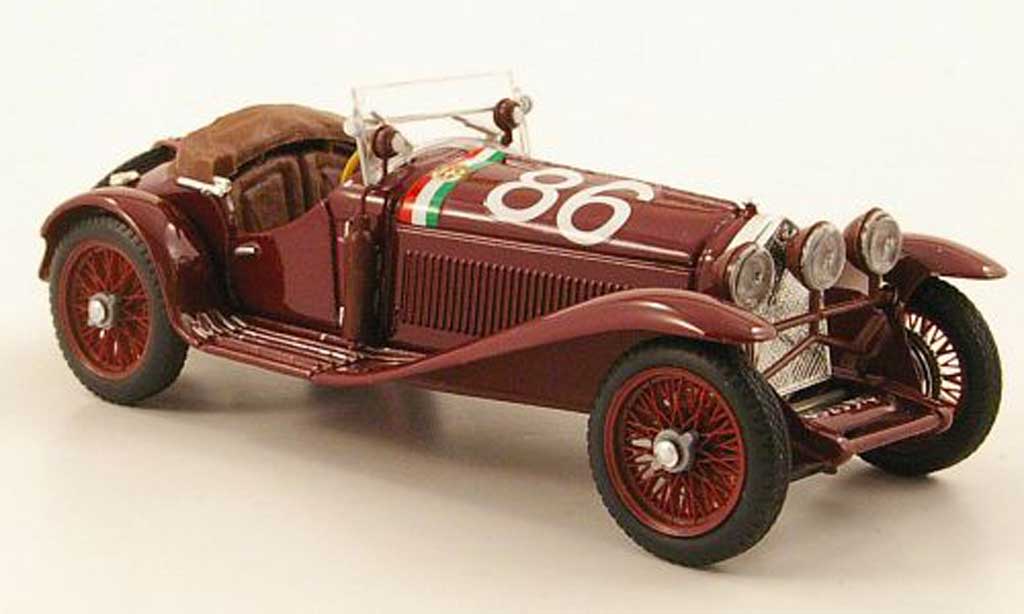 Alfa Romeo 1750 1/43 Brumm No.86 Campari / Marinoni Mille Miglia 1931 modellino in miniatura