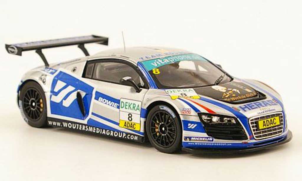 Audi R8 LMS 1/43 Spark LMS No.8 Team Rosberg ADAC Masters2010 modellino in miniatura