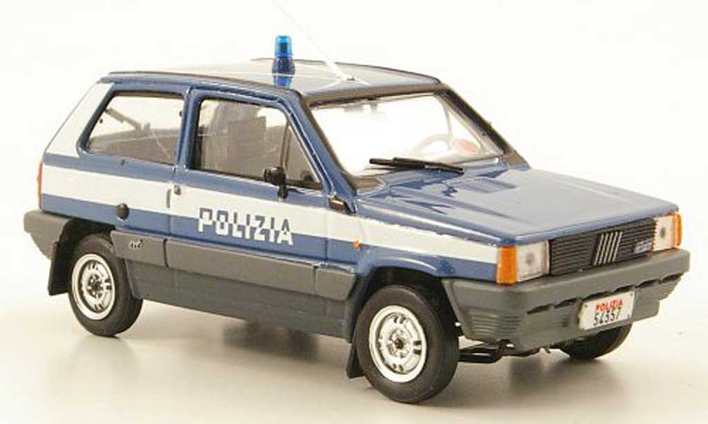 Fiat Panda 1/43 Brumm 4x4 Polizia Polizei Italien 1983 modellino in miniatura