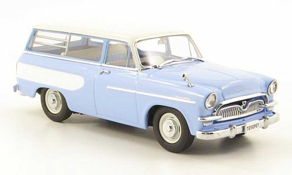Toyopet Masterline 1/43 Ebbro Light Van blu/bianco 1959 modellino in miniatura