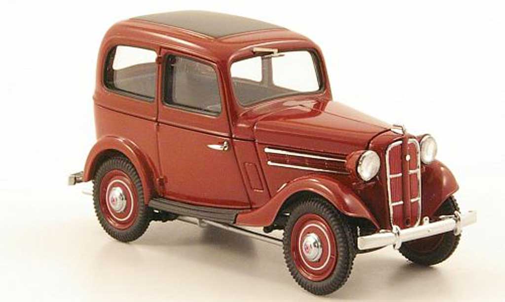 Datsun 17 1/43 Ebbro Sedan rosso 1938 modellino in miniatura