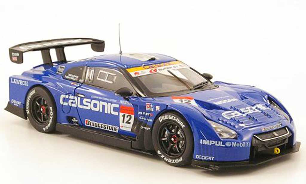 Nissan Skyline R35 1/43 Ebbro R35 GT-R No.12 Calsonic Impul Super GT500 Sepang 2010 modellino in miniatura