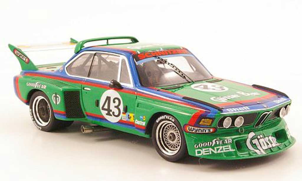 Bmw 3.5 CSL 1/43 Spark CSL No.43 Gosser Beer 24h Le Mans 1976 modellino in miniatura
