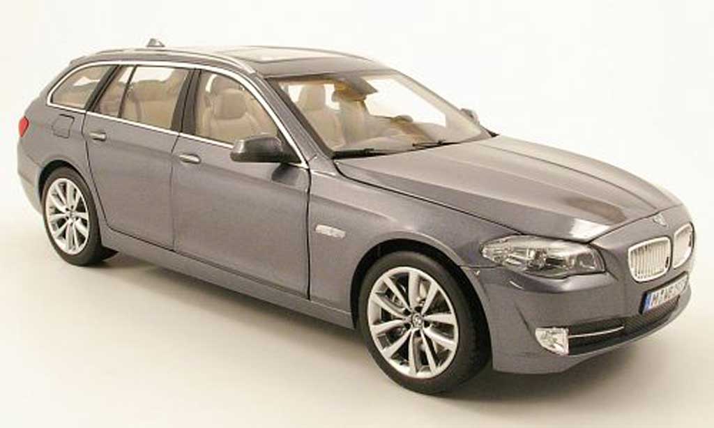 Bmw 550 F11 1/18 Norev F11 touring grigio 2010 modellino in miniatura
