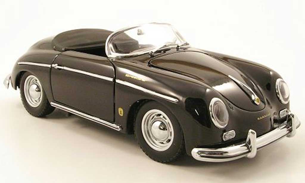 Porsche 356 1/18 Kyosho A speedster nero modellino in miniatura