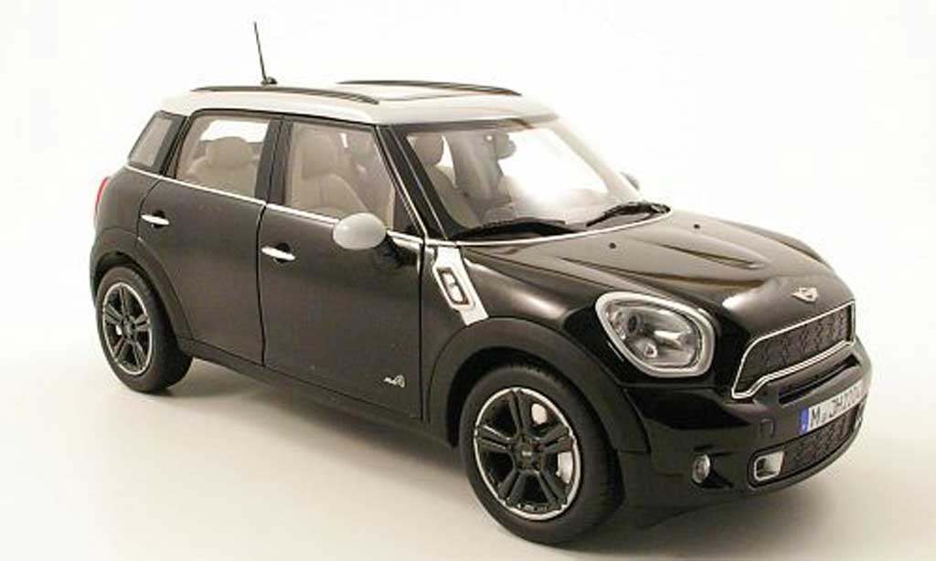 Mini Countryman S 1/18 Norev S nero/grigio 2010 modellino in miniatura