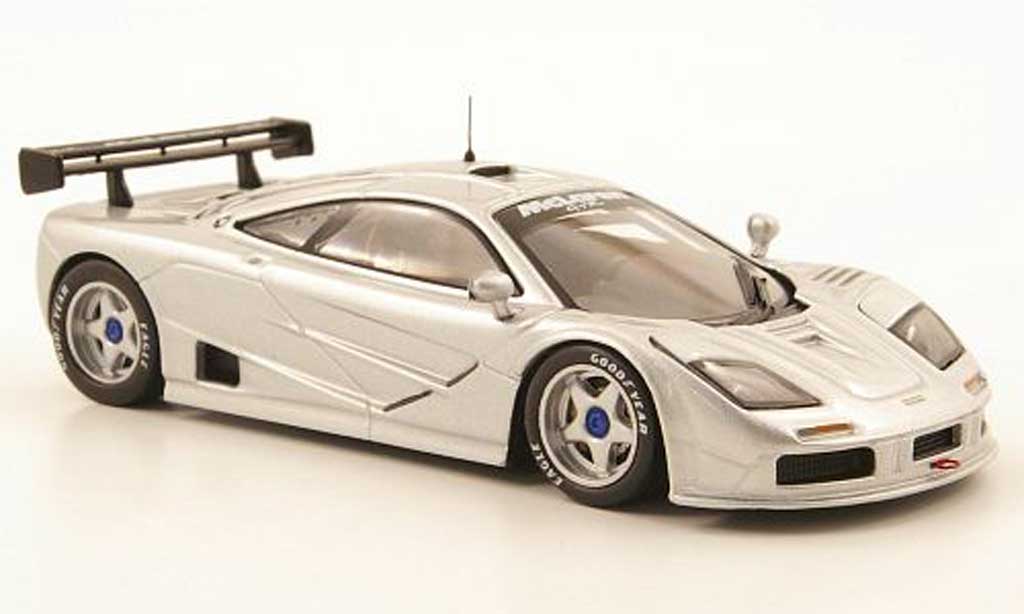 McLaren F1 1/43 IXO GTR grigio Rennversion modellino in miniatura