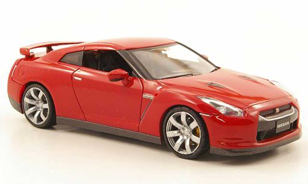 Nissan Skyline 1/43 Fujimi GT-R rosso LHD 2007 modellino in miniatura