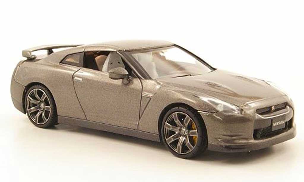 Nissan Skyline 1/43 Fujimi GT-R grigio LHD 2007 modellino in miniatura