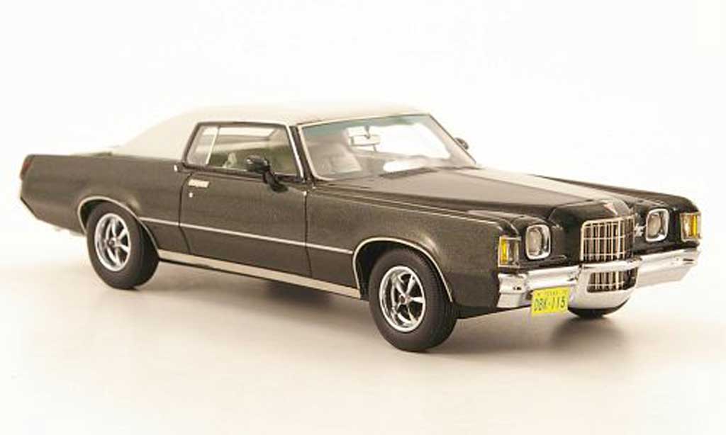 Pontiac Grand Prix 1/43 Neo Hardtop Coupe nero-vert/bianco 1972 modellino in miniatura