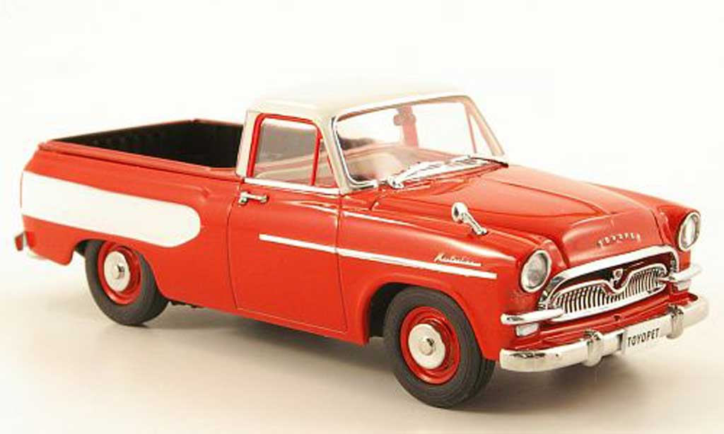 Toyopet Masterline 1/43 Ebbro Pick Up rosso/bianco 1959 modellino in miniatura