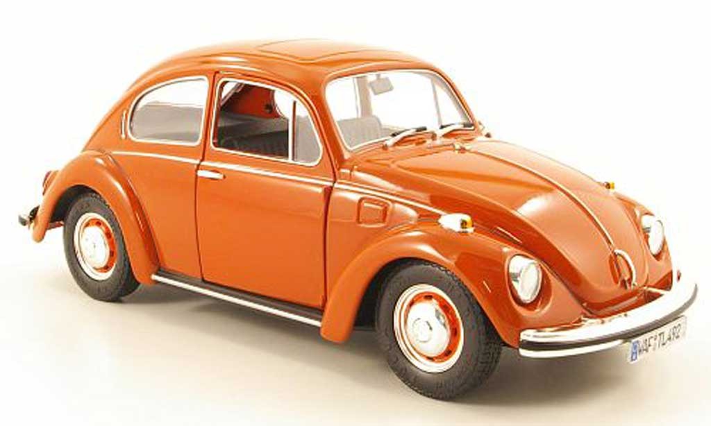Volkswagen Kafer 1/18 Revell 1302 s orange 40 ans de volkswagen 1970 - 2010 modellino in miniatura