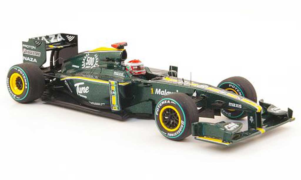 Lotus F1 2010 1/43 Spark 2010 T127 No.18 J.Trulli GP Europa modellino in miniatura