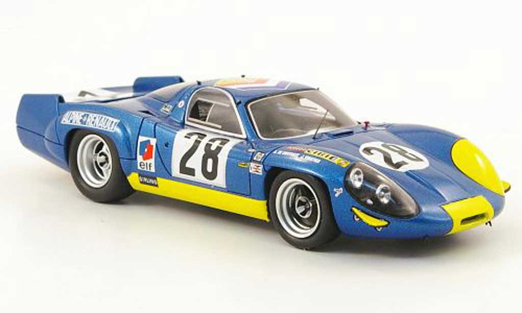 Alpine A220 1/43 Spark No.28 24h Le Mans 1969 modellino in miniatura