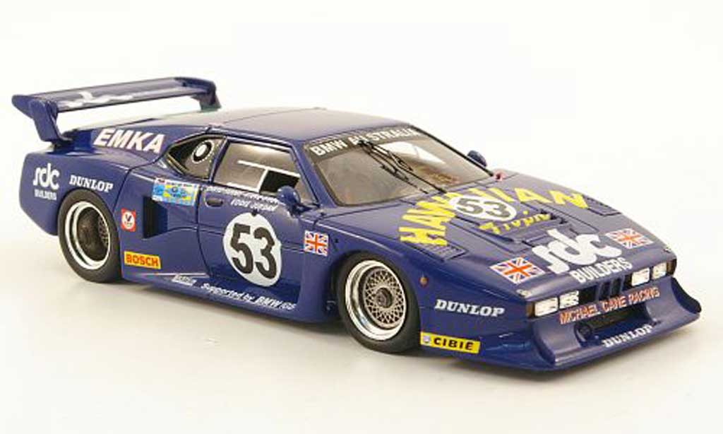 Bmw M1 1981 1/43 Spark 1981 No.53 Hawaiian Tropic 24h Le Mans modellino in miniatura