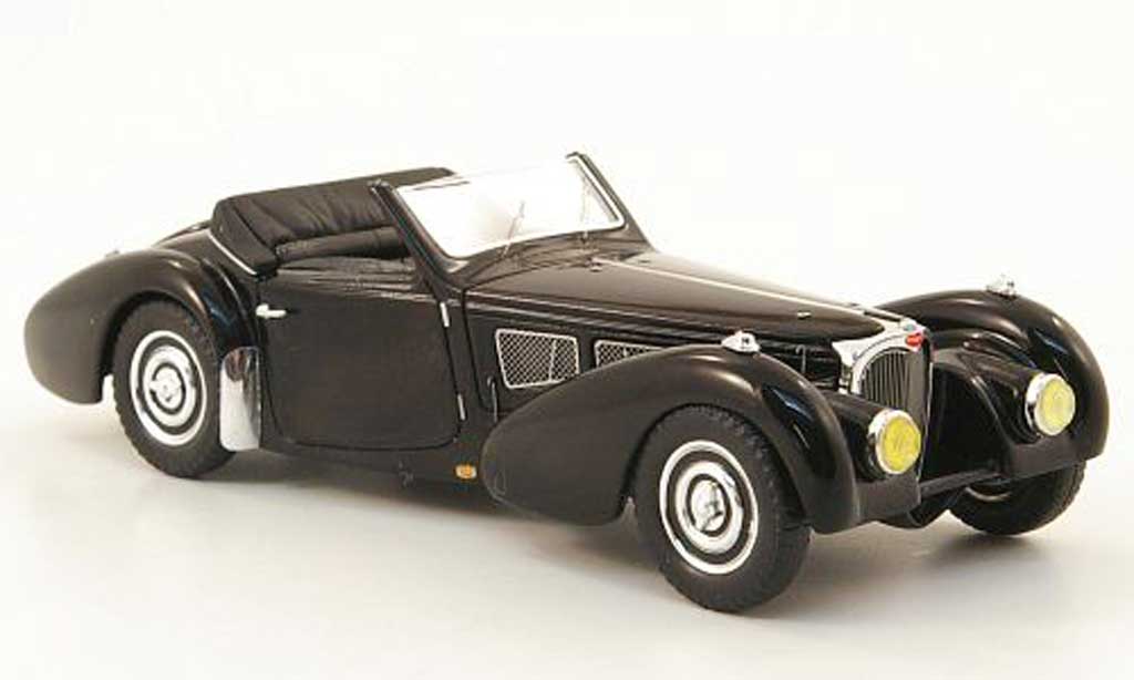 Bugatti 57 S 1/43 Spark S Gangloff nero 1937 modellino in miniatura