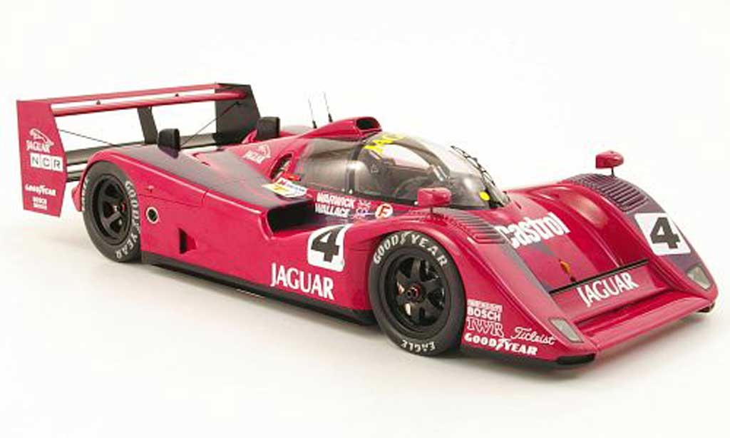 Jaguar XJ R14 1/18 Spark R14 no.4 silk cut d.warwick/a.wallace le mans test 1991 modellino in miniatura