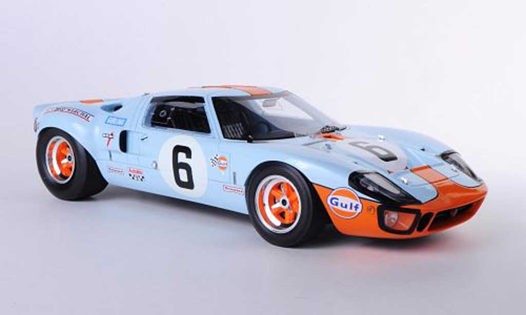 Ford GT40 1/18 Spark GT 40 No.6 Gulf J.Ickx / J.Oliver 24h Le Mans 1969 modellino in miniatura