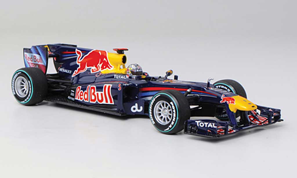 Red Bull F1 2010 1/43 Minichamps 2010 Renault RB6 No.5 S.Vettel GP Abu Dhabi modellino in miniatura