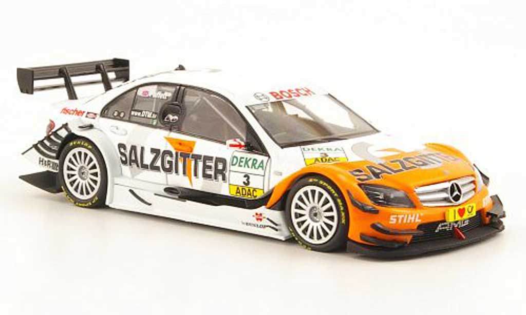 Mercedes Classe C DTM 1/43 Minichamps DTM No.3 Salzgitter Saison 2010 modellino in miniatura