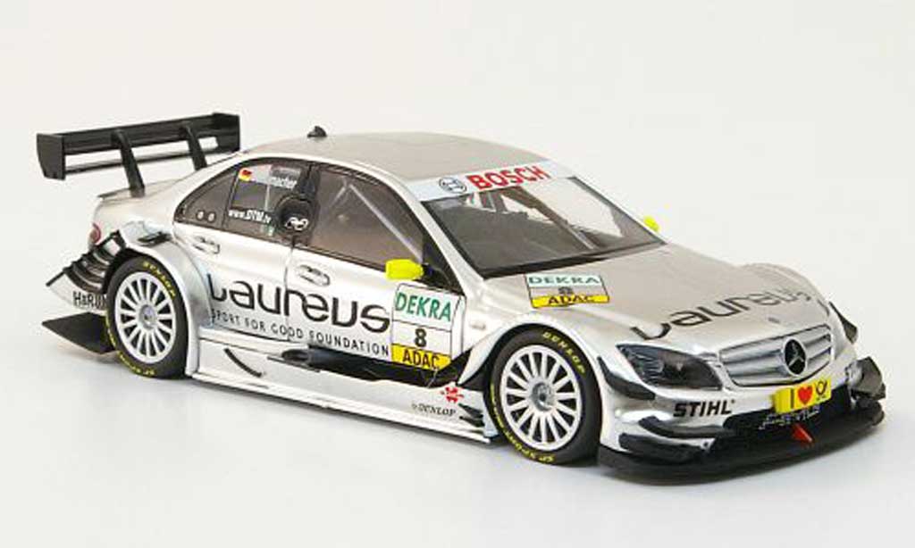 Mercedes Classe C DTM 1/43 Minichamps DTM 09 No.8 Team Laureus AMG Saison 2010 modellino in miniatura