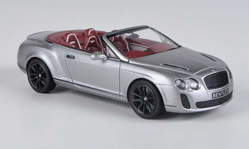 Bentley Continental 1/43 Minichamps Supersports Convertibile matt-grigio 2010 modellino in miniatura