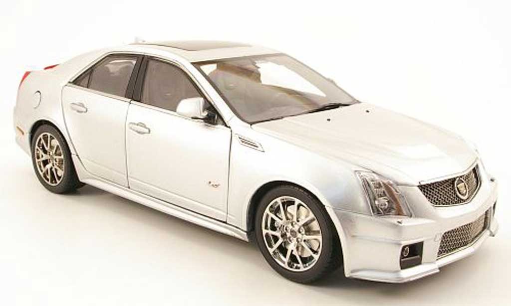 Cadillac CTS-V 1/18 Kyosho grigio allise modellino in miniatura