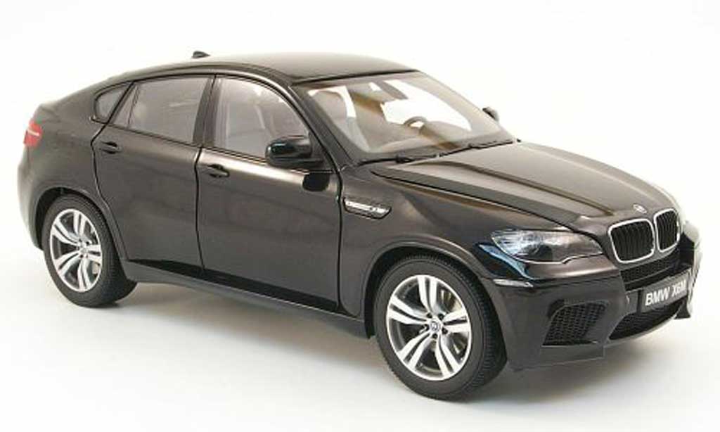 Bmw X6 E71 1/18 Kyosho E71 M nero 2009 modellino in miniatura